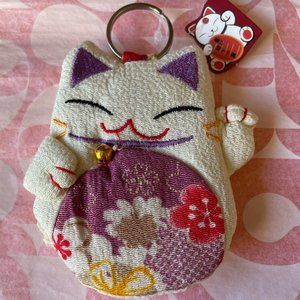 Japanese Lucky Cat Key Holder
